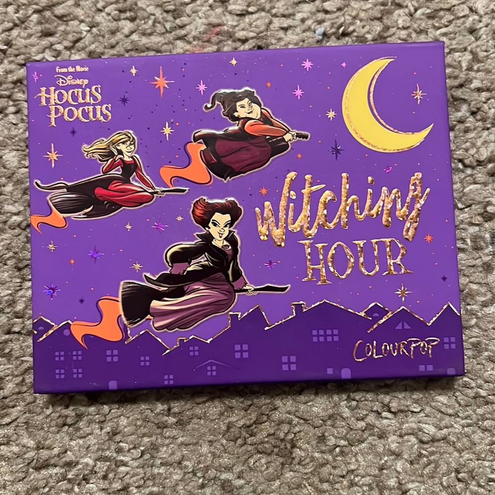 Colourpop x hocus pocus witching hour palette